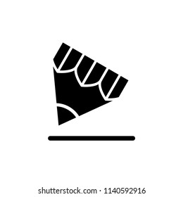 Pencil flat icon, logo of school.