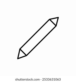 pencil flat icon sign vector