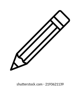 Pencil flat icon. vector illustration