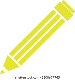 Pencil Flat icon vector illustration svg
