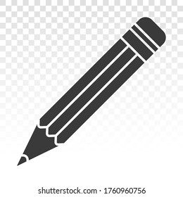 Pencil flat vector icon for apps or websites