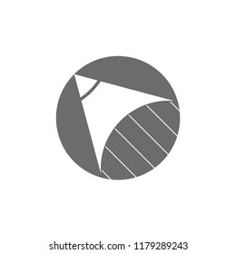 pencil fly fast symbol vector