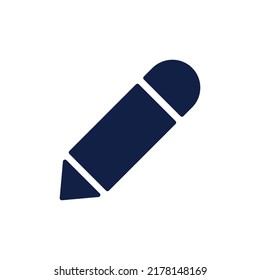 pencil glyph icon design vector image