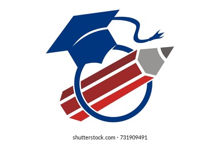 Pencil with Graduation cap 