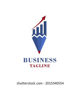 pencil graphic logo for your business.