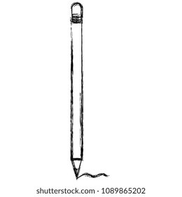 pencil graphite isolated icon