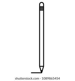 pencil graphite isolated icon