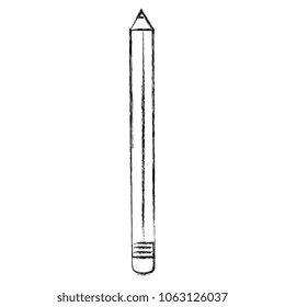 pencil graphite supply isolated icon