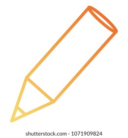 pencil graphite supply isolated icon