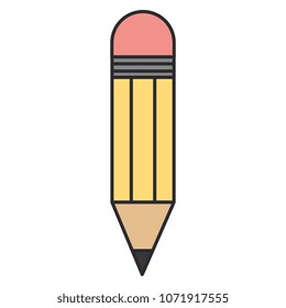 pencil graphite supply isolated icon