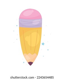 pencil graphite supply isolated icon