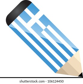 pencil of greece