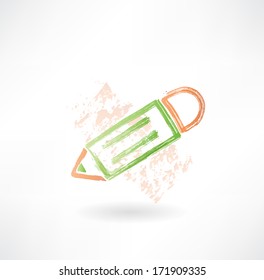 pencil grunge icon