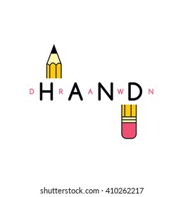 pencil hand drawn