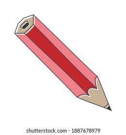 pencil hand drawn design vector illustration