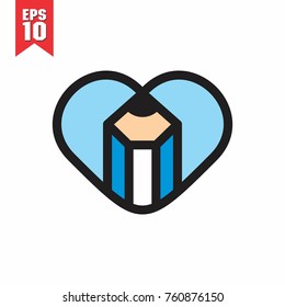 pencil heart logo