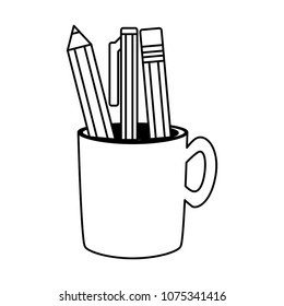 pencil holder icon