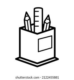 Icono del portapapeles en la ilustración de diseño vectorial de moda