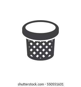 pencil holders isolated icon vector illustration design on the white background