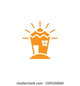 pencil home kids design symbol decoration vector