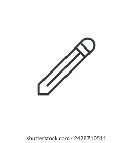 Pencil icon, pencil 1 vector illustration