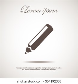 pencil icon, 