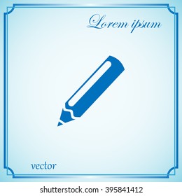 pencil icon, 