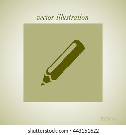 pencil icon, 