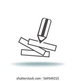 Pencil. Icon