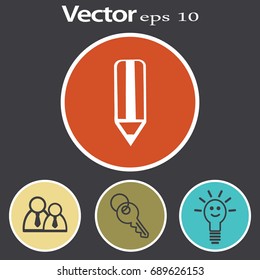 Pencil. Icon