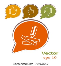 Pencil. Icon
