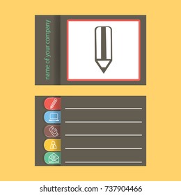Lápis. Ícone
