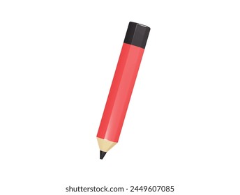  Pencil icon 3d render illustration