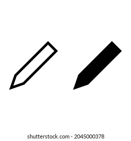 Pencil icon for apps and web sites