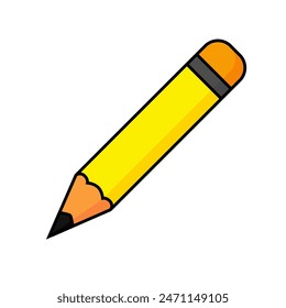 Pencil icon. Art and image illustration.