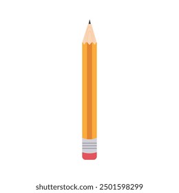 Pencil icon. Classic wooden pencil. Tool for school.