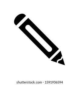 pencil, icon, collection, trendy, style, symbol