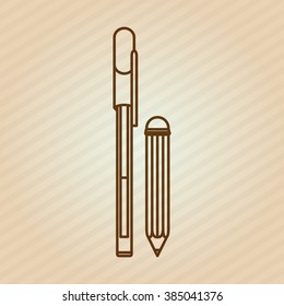 pencil icon design 