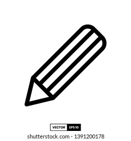 Pencil icon, design inspiration vector template for education web design or mobile app