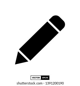 Pencil icon, design inspiration vector template for education web design or mobile app