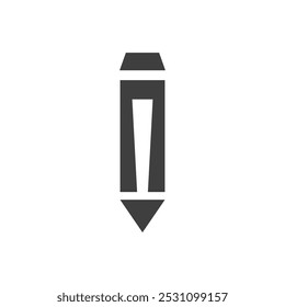 pencil icon design, pencil logo, vector illustration