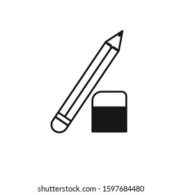 Pencil icon design template EPS 10