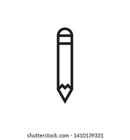 pencil icon design template. Trendy style, vector eps 10