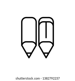 pencil icon design template vector
