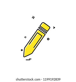 Pencil icon design vector