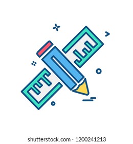 Pencil icon design vector