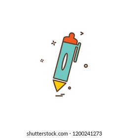 Pencil icon design vector