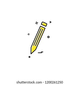 Pencil icon design vector 