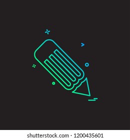 Pencil icon design vector