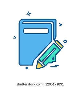 Pencil icon design vector 